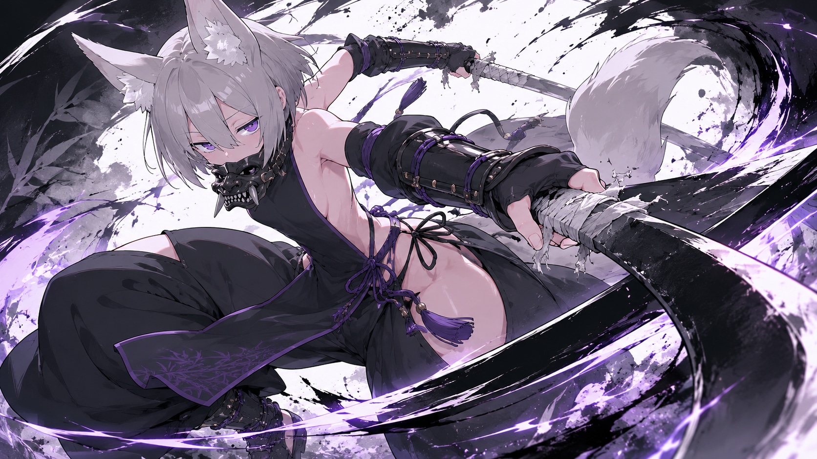 サイドレス×前垂れ×ダボパンツという癖