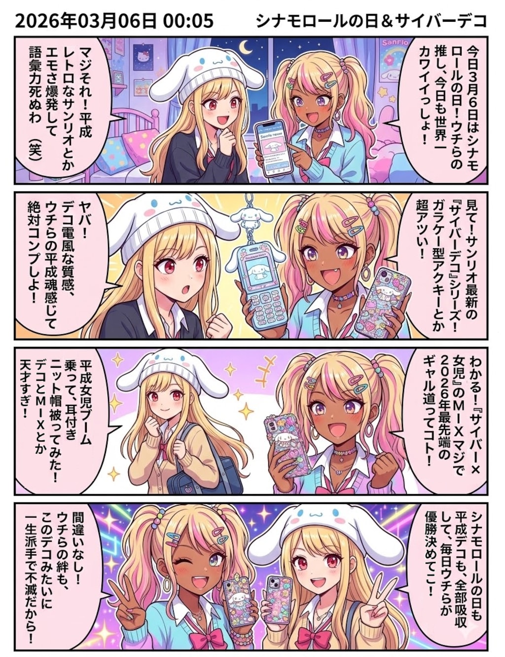 3月6日は「シナモロールの日」