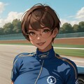 レースクイーン時代の日焼け彼女 3枚目