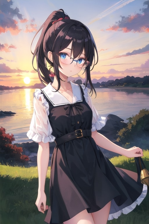 眼鏡 | の人気AIイラスト・グラビア