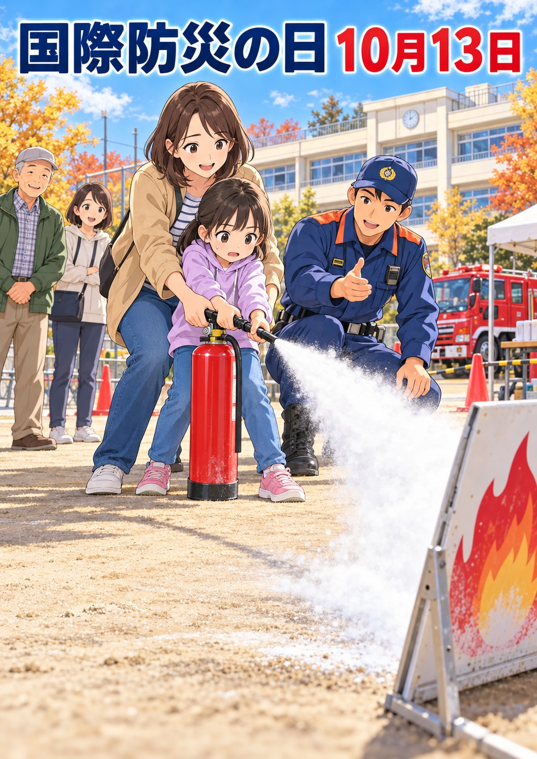 [今日は何の日 10/13] 国際防災の日 | の人気AIイラスト・グラビア