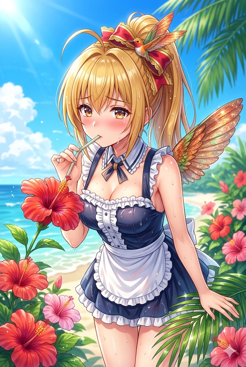 ハチドリ擬人化(金髪っ子寄せ集め)