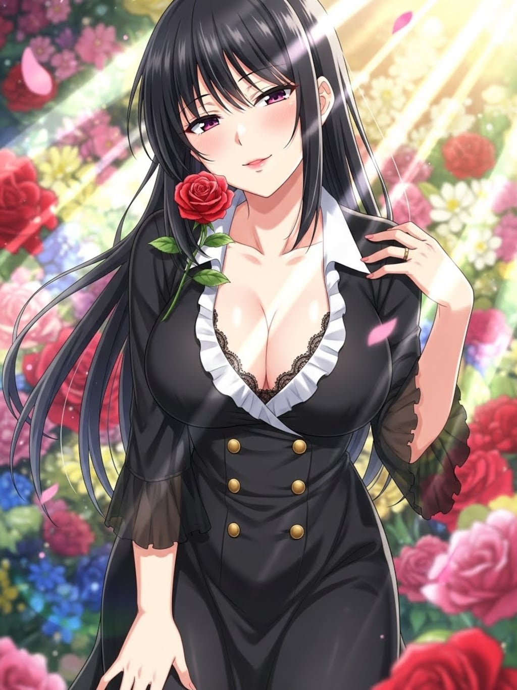 薔薇のお姉さま　ImageFX　(２枚)