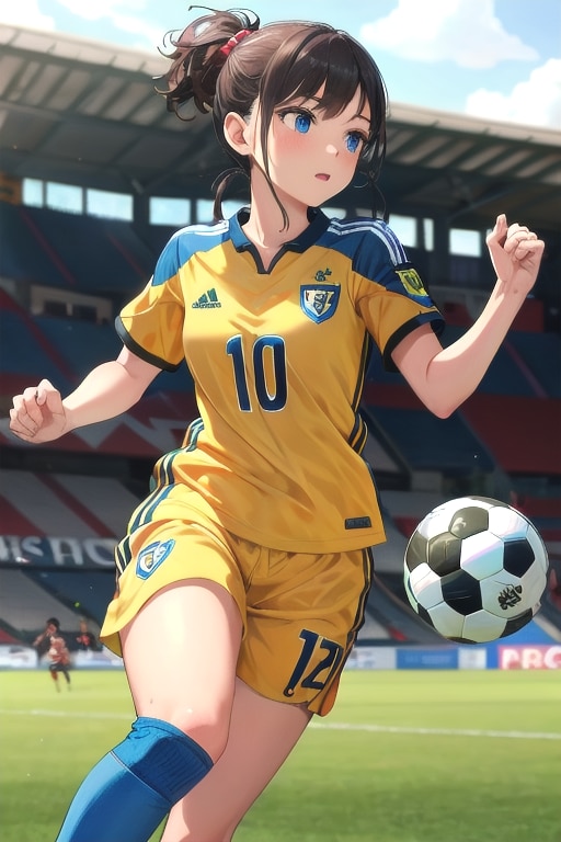 サッカー選手 | の人気AIイラスト・グラビア
