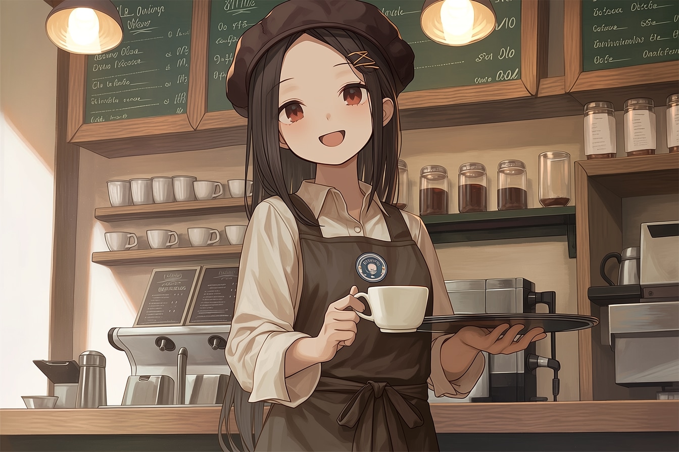カフェのお姉さん☕✨216 | の人気AIイラスト・グラビア