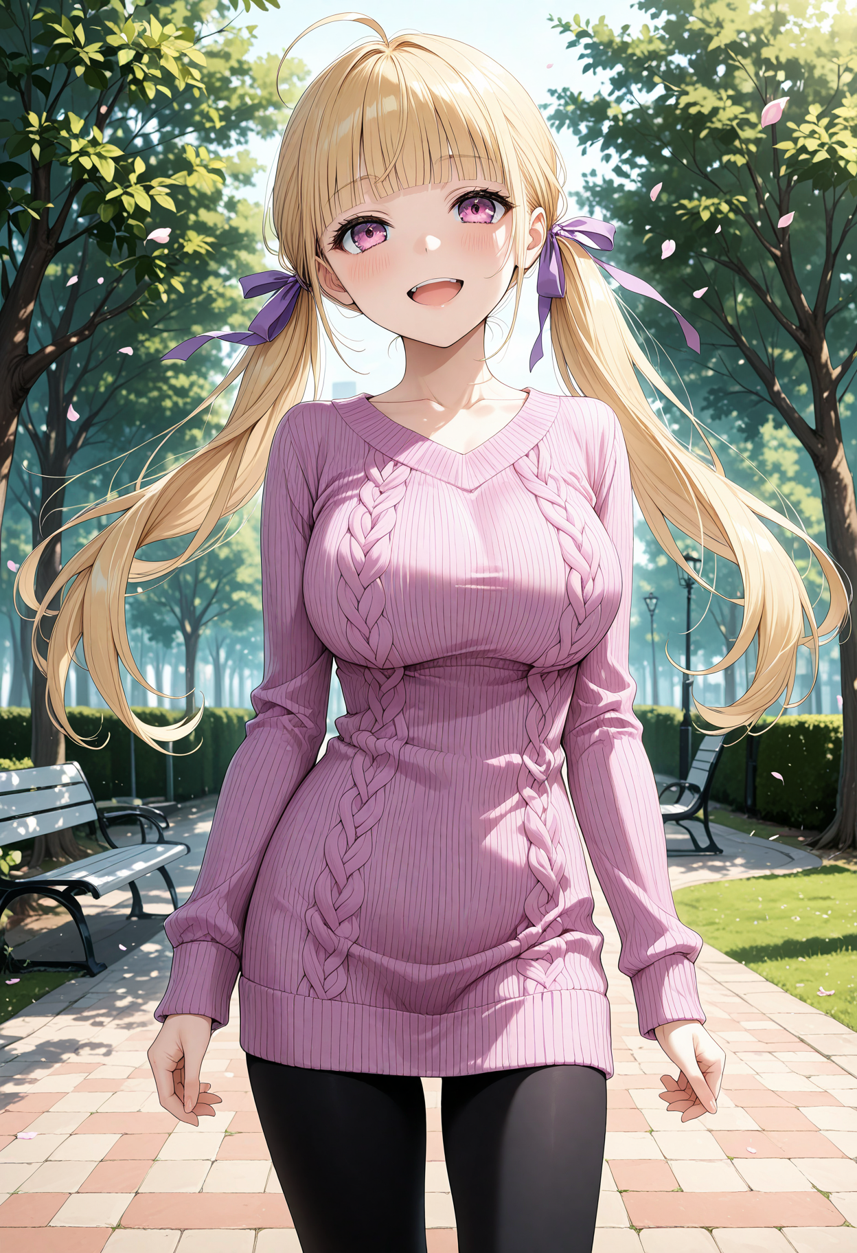 金髪ツインテ