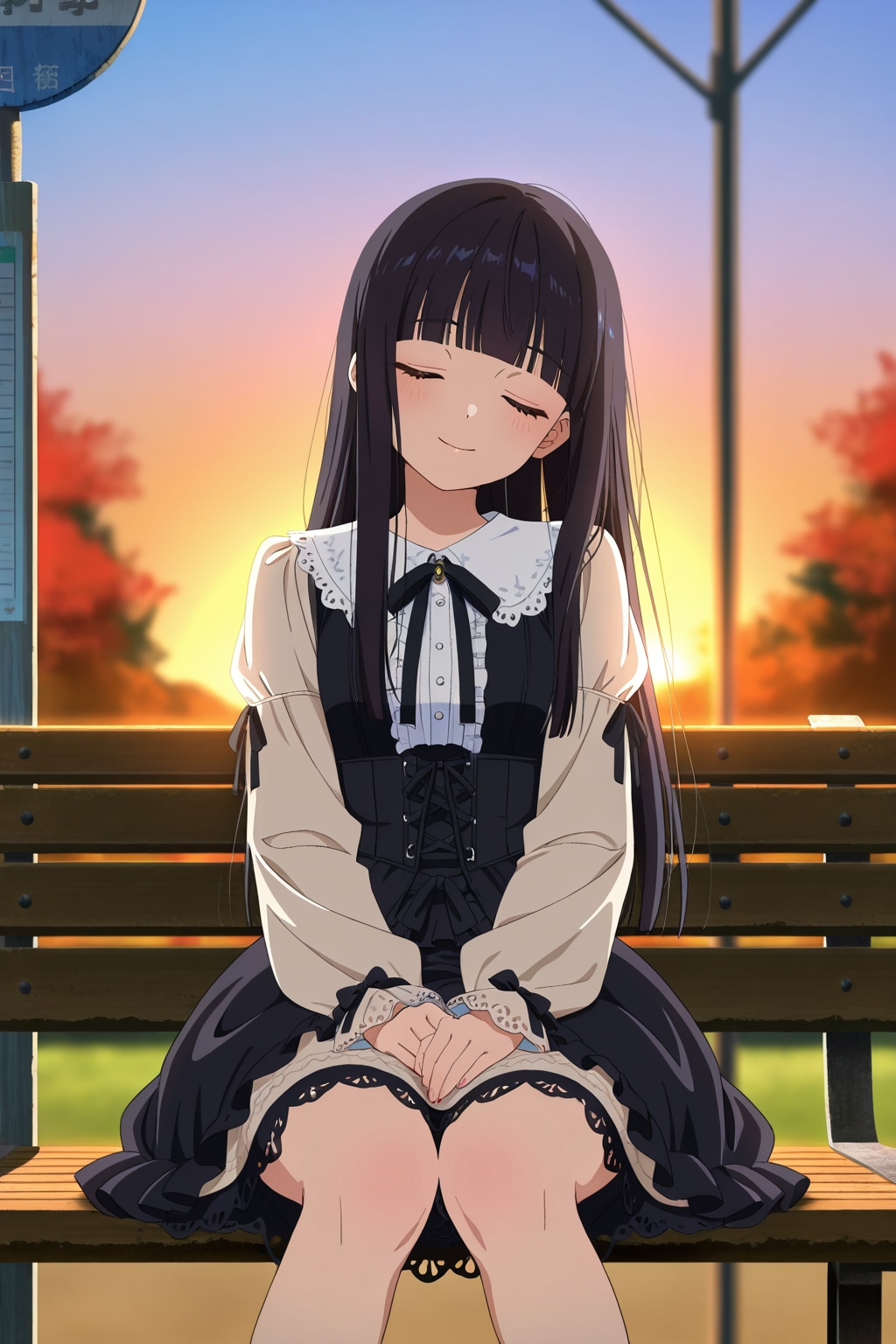 夕暮れ