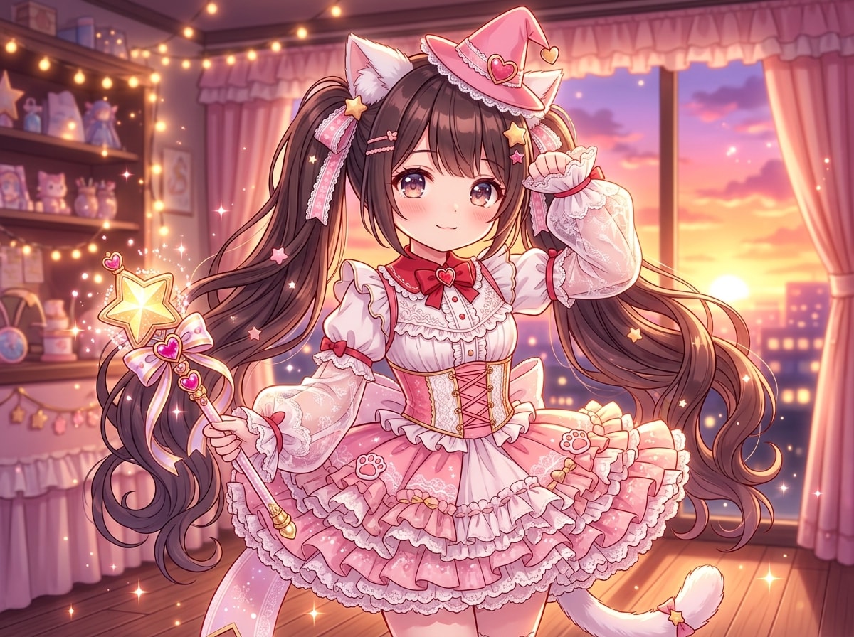黒ツイにゃん