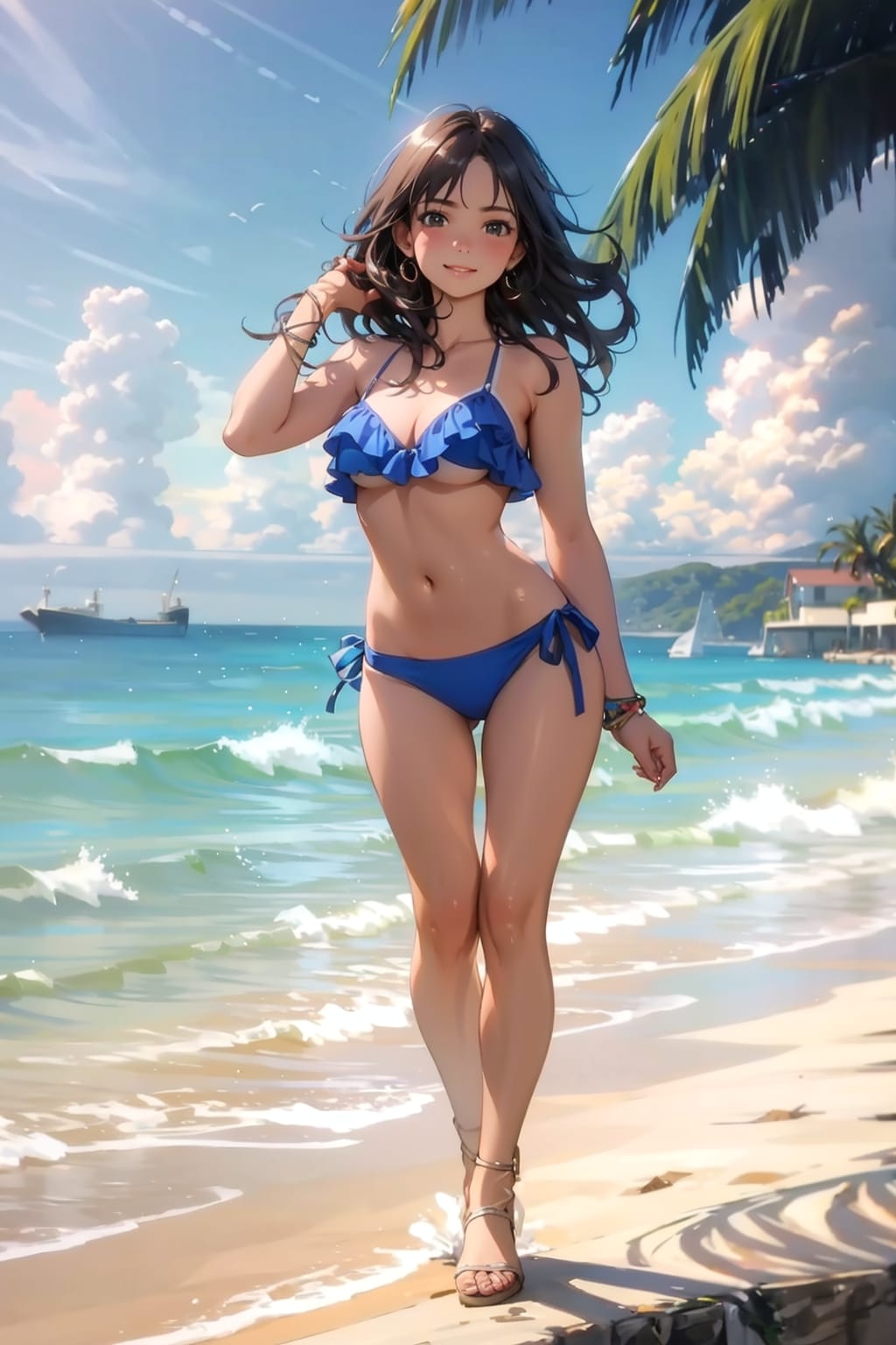 今日の水着