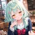 あざとい子と同席 2枚目