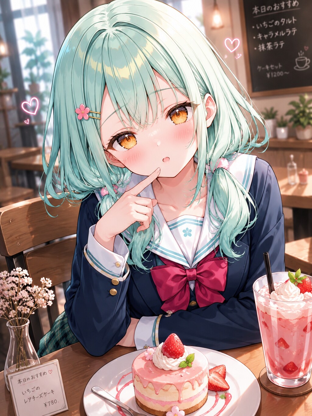 あざとい子と同席