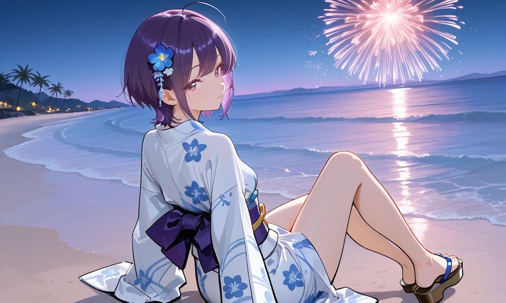 リゾートデート　烏夜ちゃん