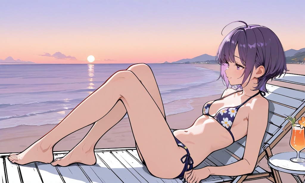 リゾートデート　烏夜ちゃん