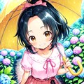 雨の日の桃花 2025 3枚目