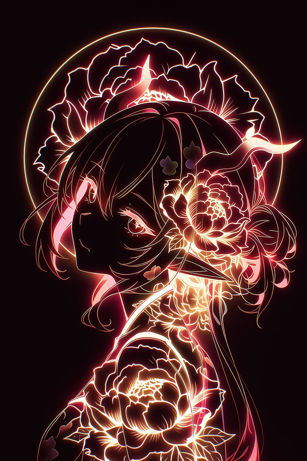 紅く彩る龍娘