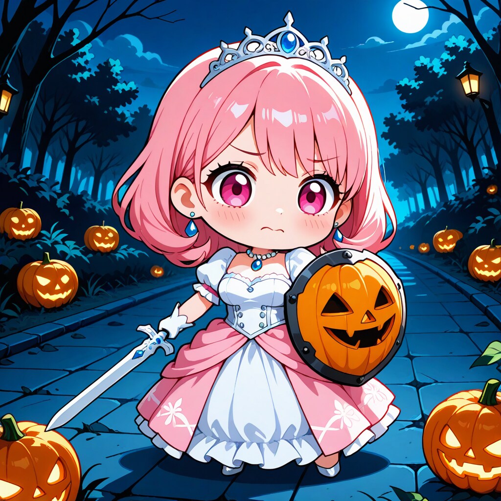 不気味な盾を手に入れた姫様