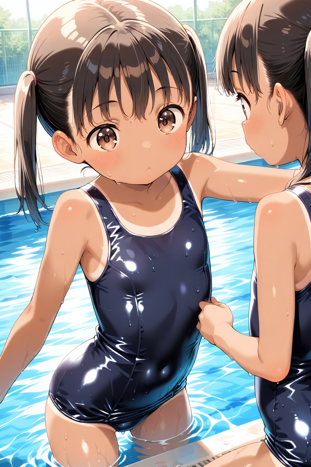スク水美少女