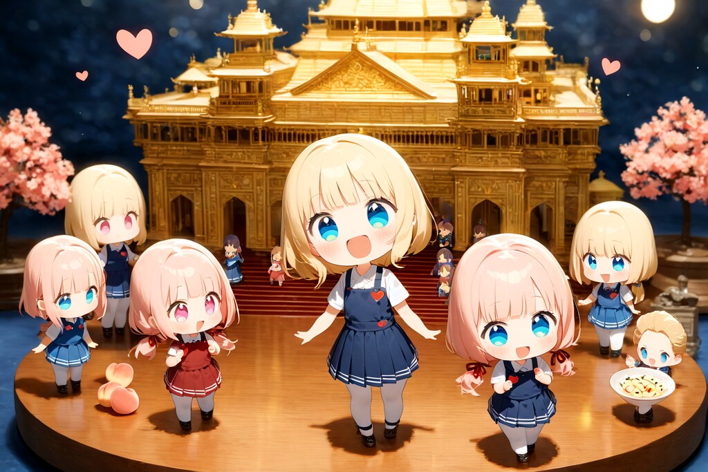 (((peach tree))), (((eat peach))),。