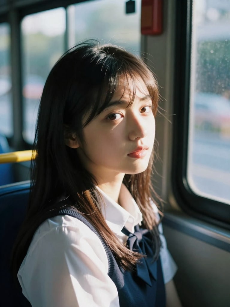 下校中の気になる女子校生