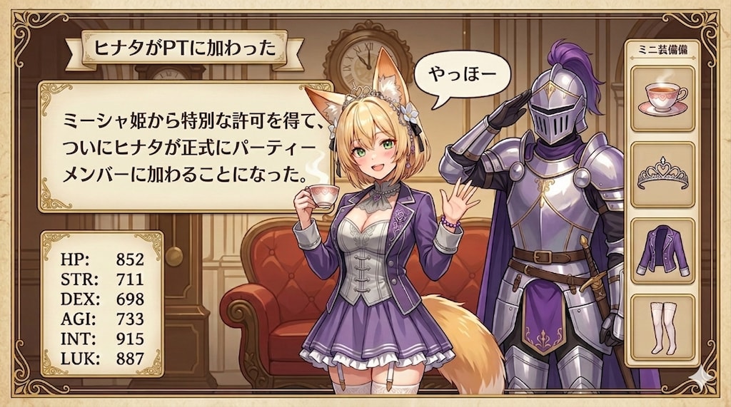 ヒナタがRPGに登場！