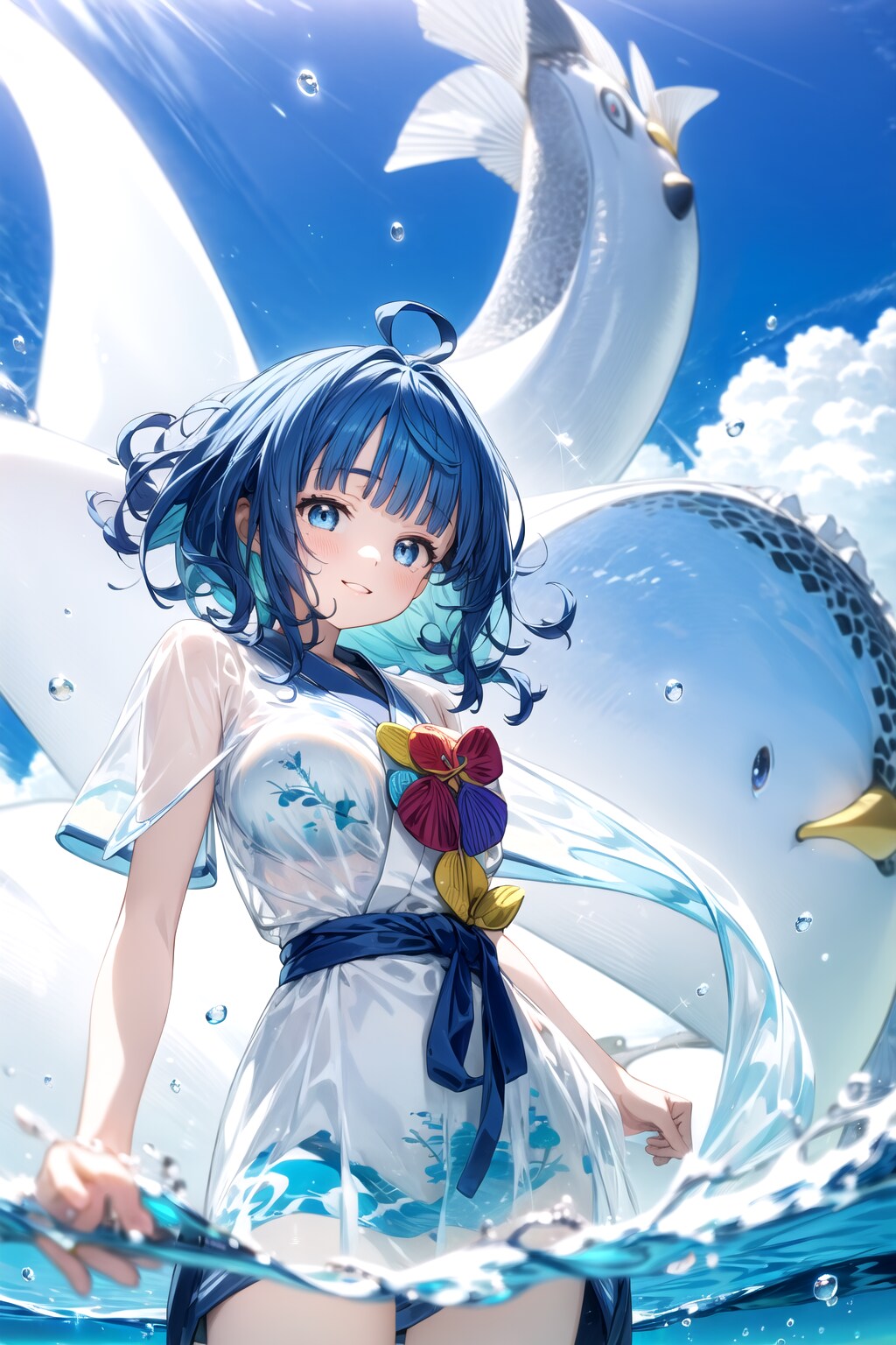 海で | の人気AIイラスト・グラビア