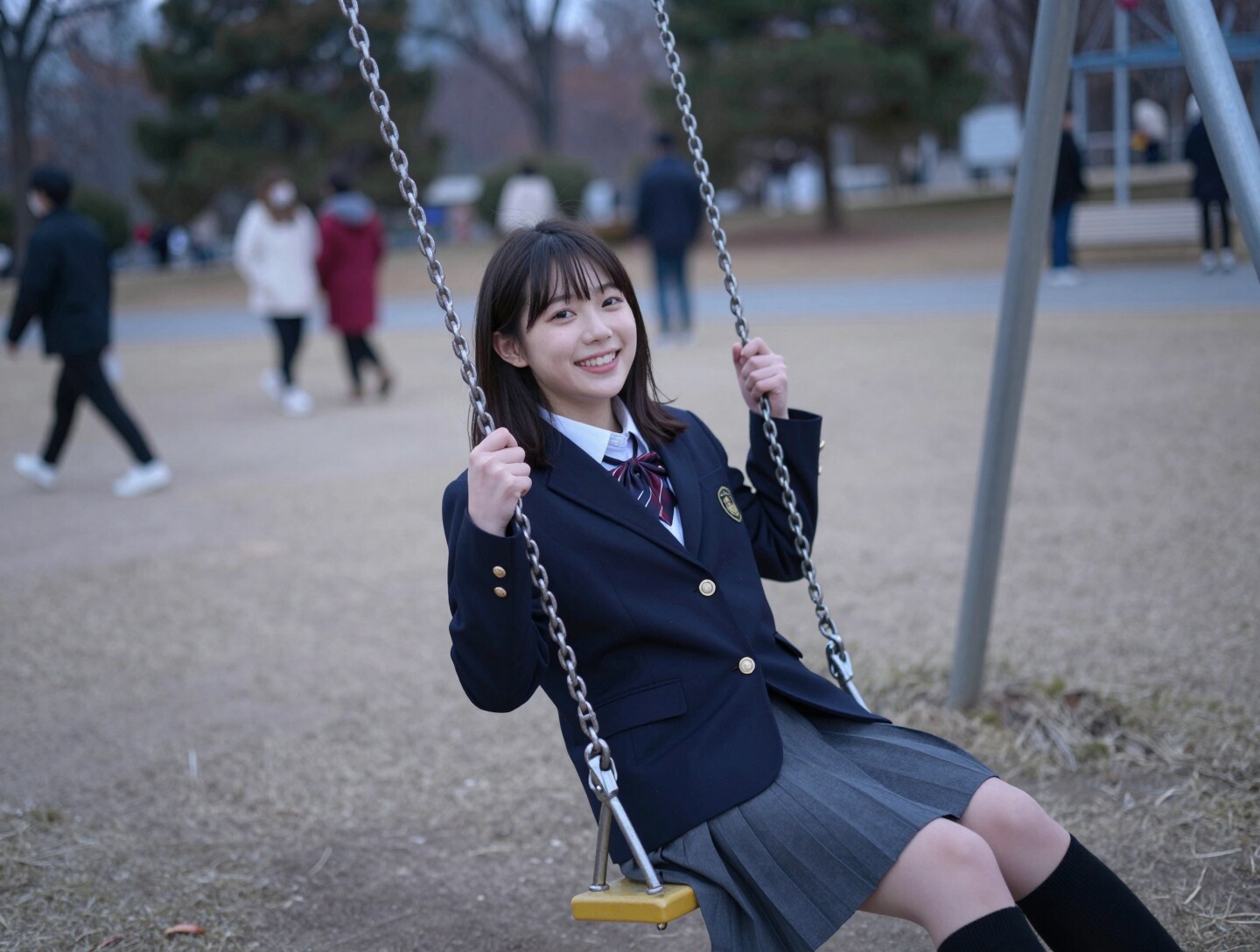 公園のブランコ