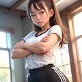 汗が眩しい体育会系の女の子 3枚目