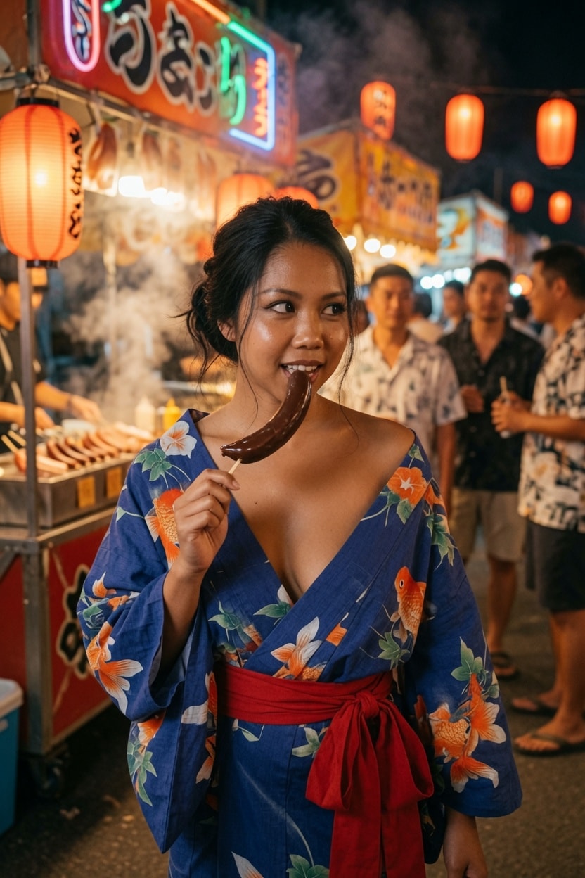 マリリンと夏祭り。