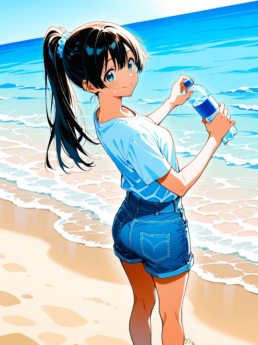 夏の日差しの中で、君は眩しい