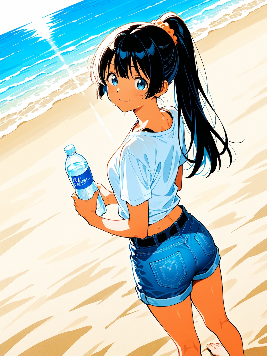 夏の日差しの中で、君は眩しい