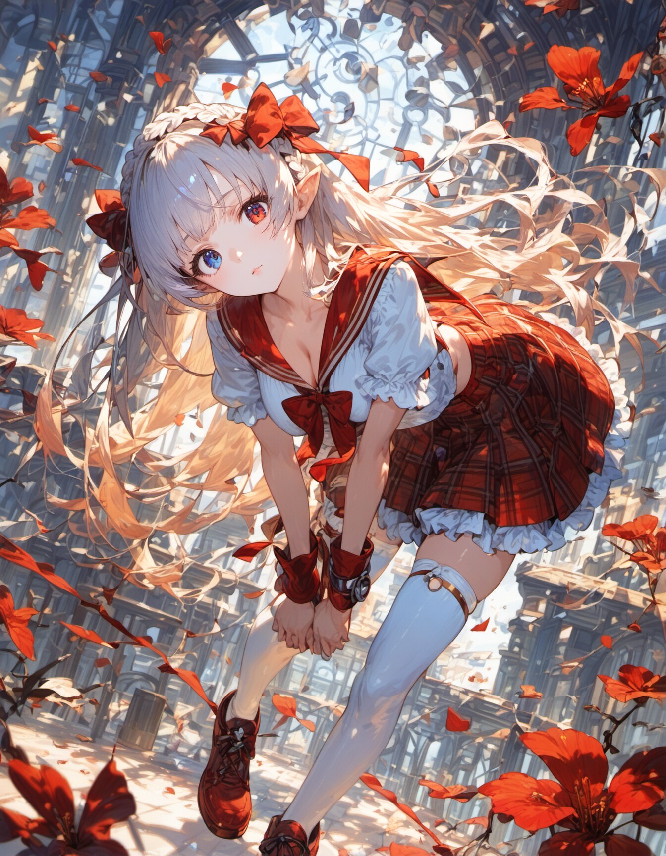 Elven Schoolgirl | の人気AIイラスト・グラビア