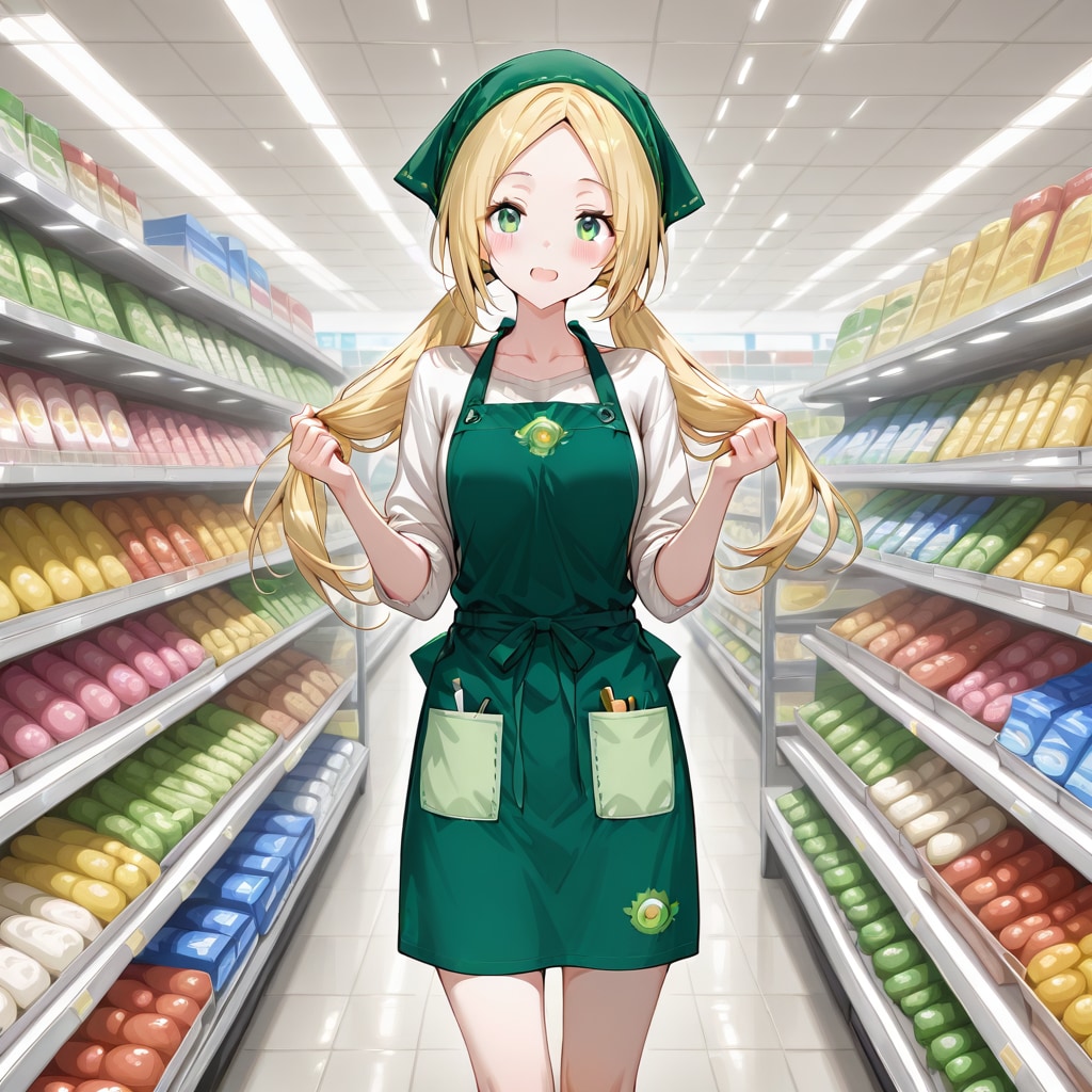 生成機能の店員