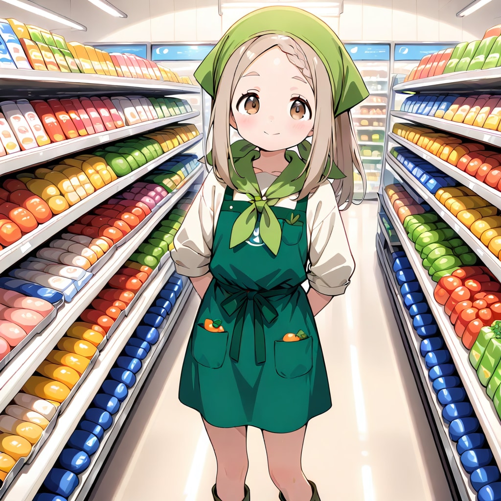 生成機能の店員 | の人気AIイラスト・グラビア