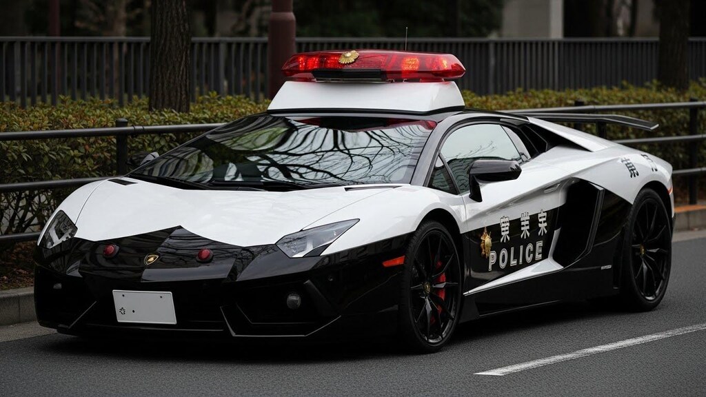 アヴェンタドールパトロールカー