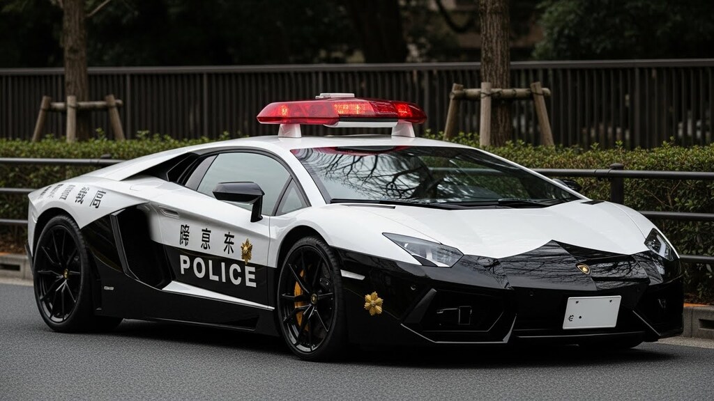 アヴェンタドールパトロールカー