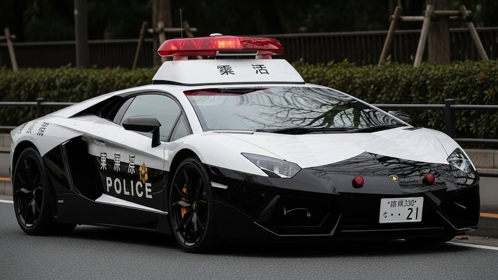 アヴェンタドールパトロールカー