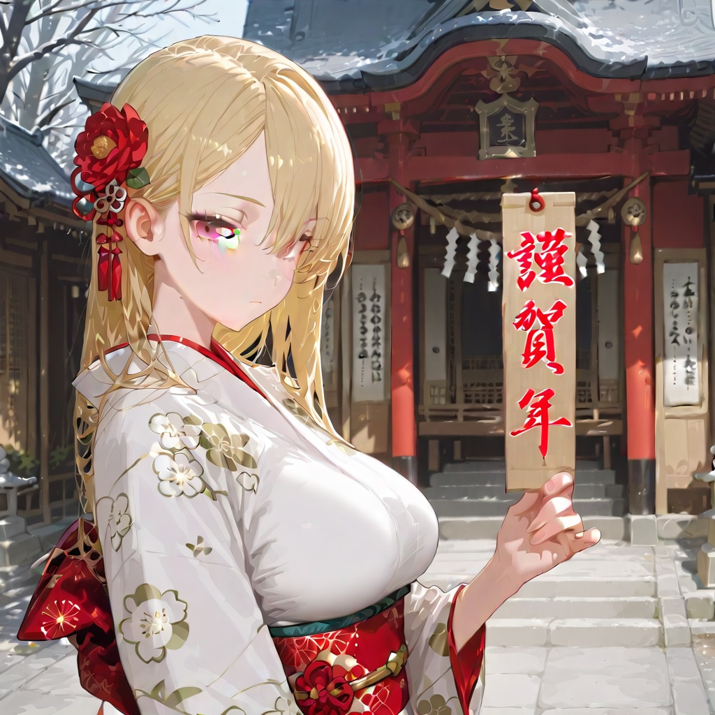 一緒にお参りしよ？ | の人気AIイラスト・グラビア