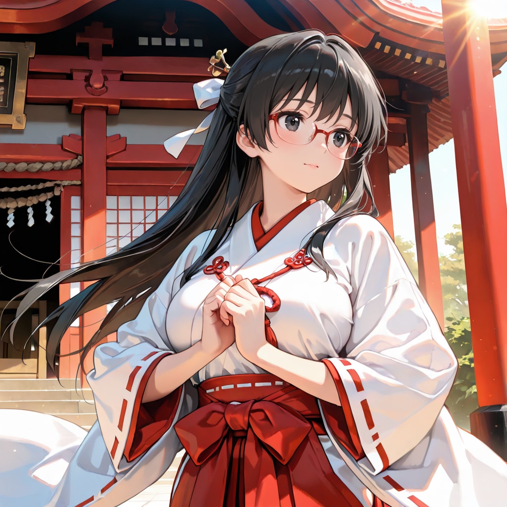 詩織ちゃん、巫女さんになる２