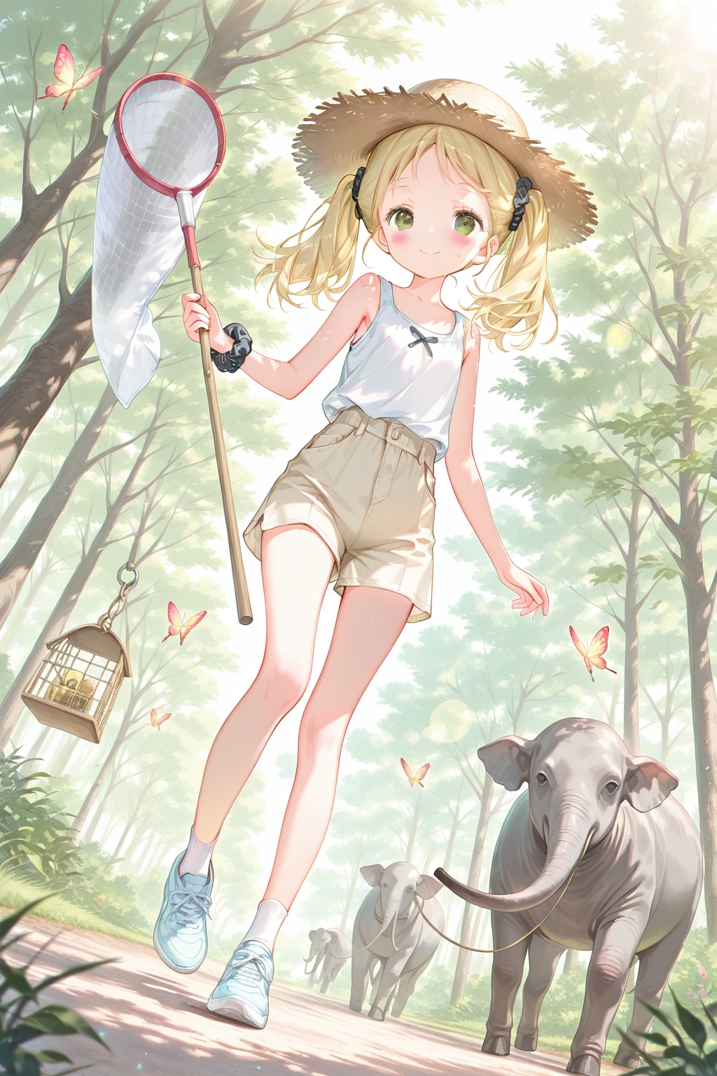 日本の夏休みといったら虫取りなんだってね！！
