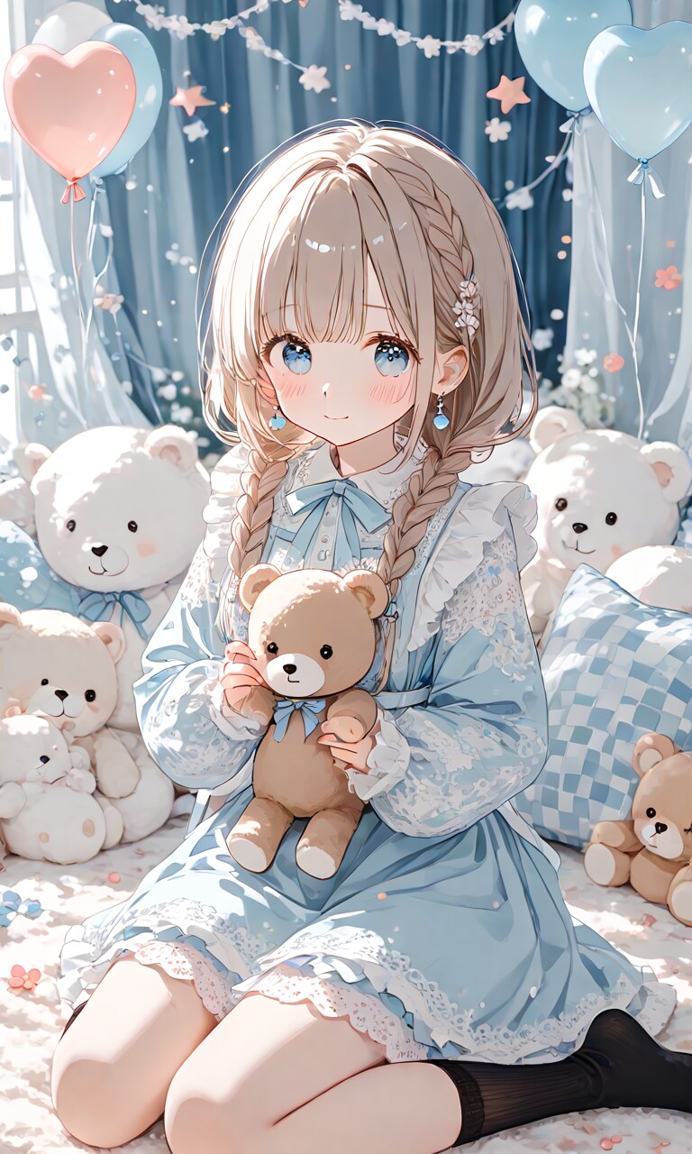 クマちゃん好きの子 | の人気AIイラスト・グラビア