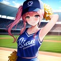 野球のチアガール 10枚目