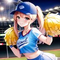 野球のチアガール 3枚目