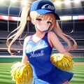 野球のチアガール 8枚目