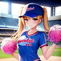 野球のチアガール 4枚目