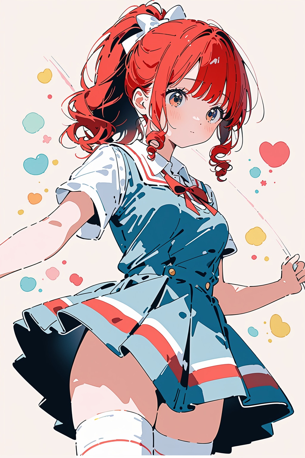 制服とニーハイ　詰め合わせ（５） | の人気AIイラスト・グラビア