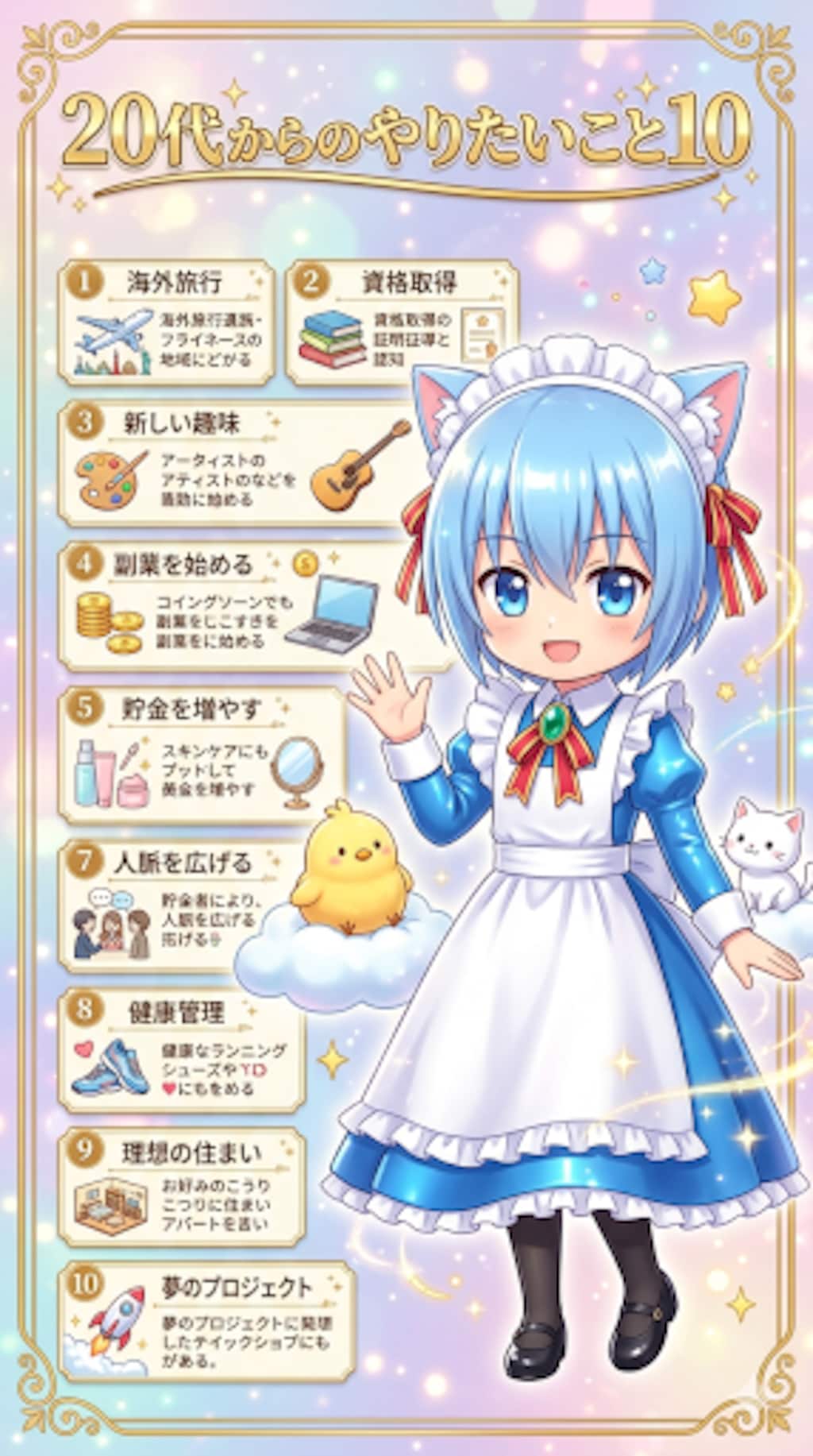 10〜50代までのやりたいこと