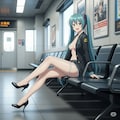 寂れた駅で 6枚目