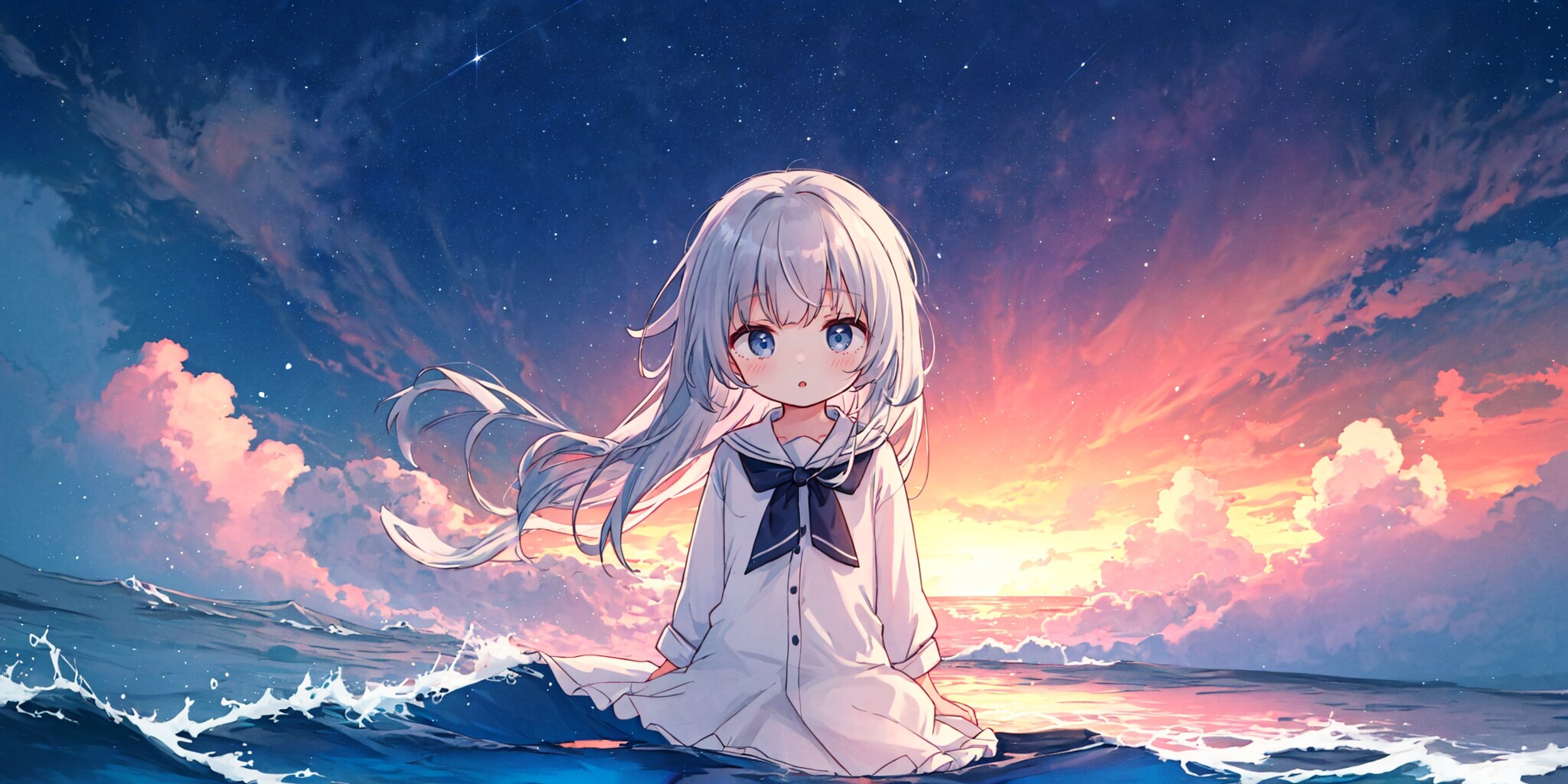 空と海と少女