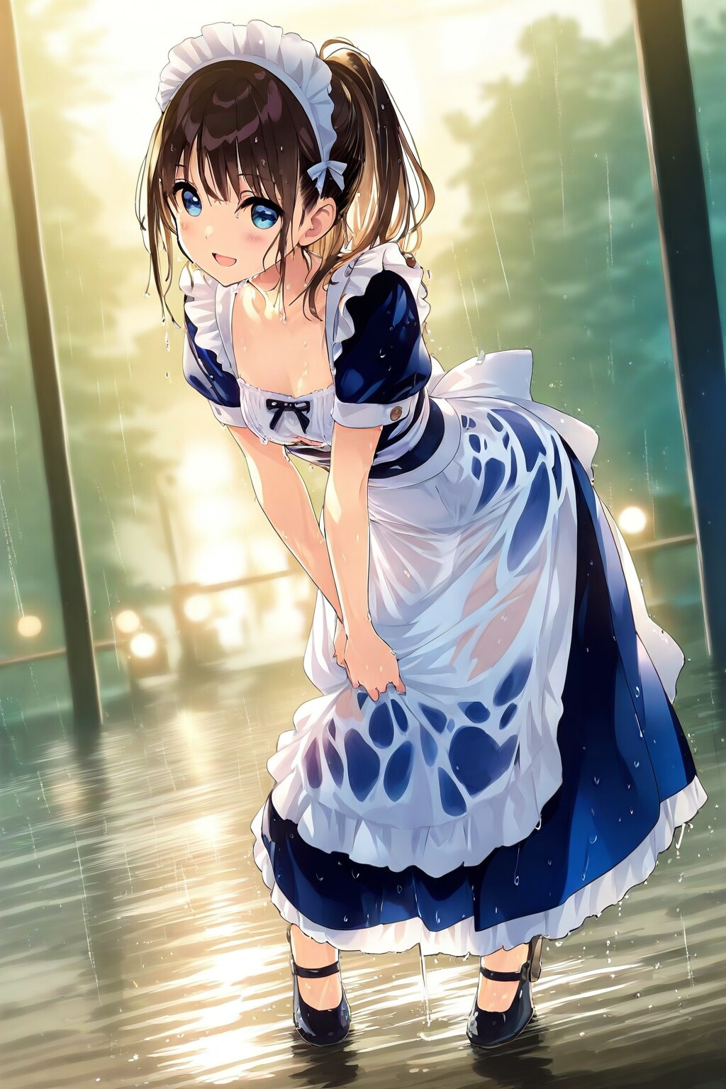 濡れちゃった❤