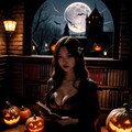 魔法使いの美少女達が開催するハロウィンパーティーのファンタジー世界へようこそ 12枚目